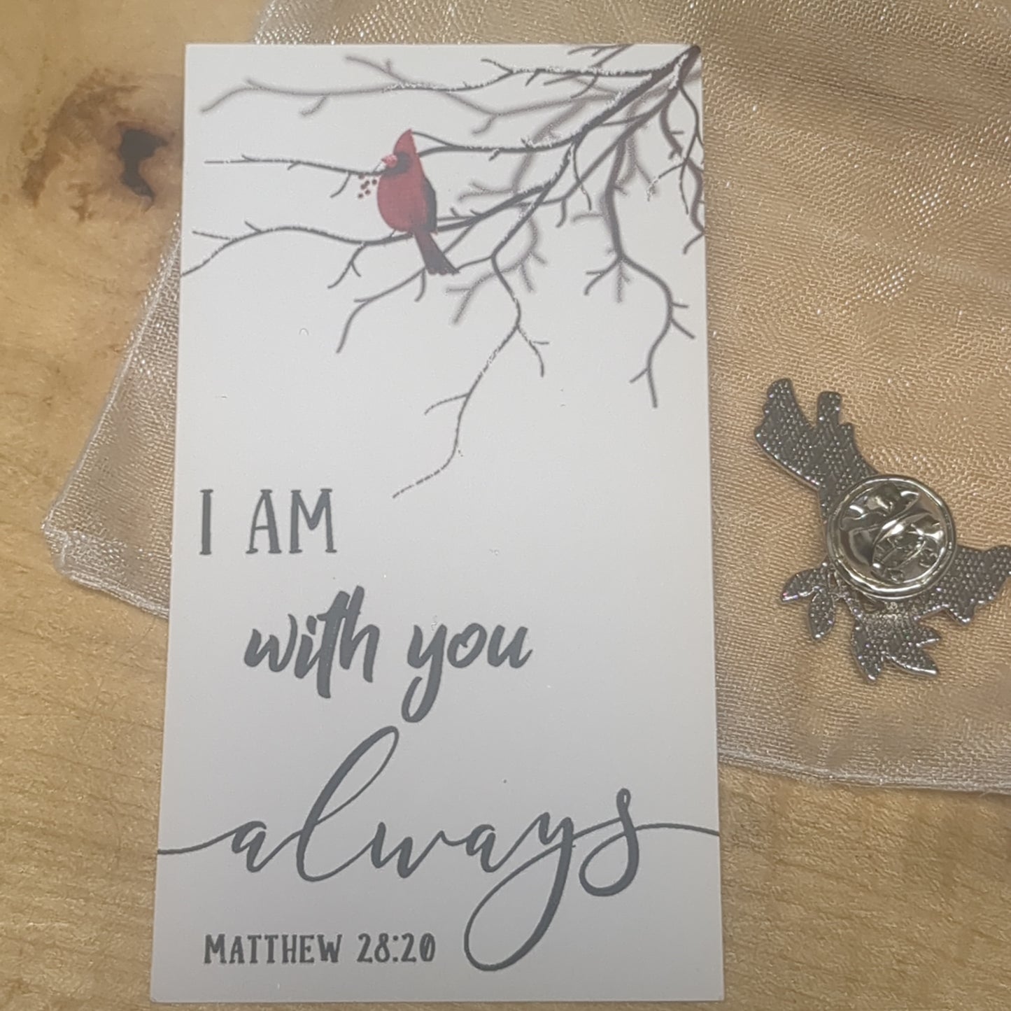 Cardinal pin, I am with you always Matthew 28:20