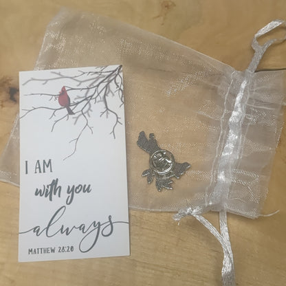 Cardinal pin, I am with you always Matthew 28:20