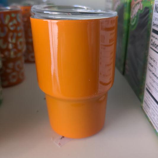 Shot glass / mini Tumbler orange can customize