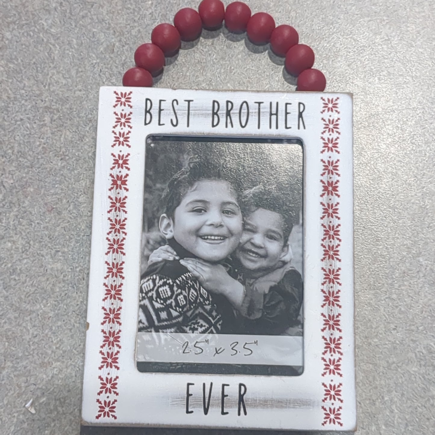Best brother ever photo frame