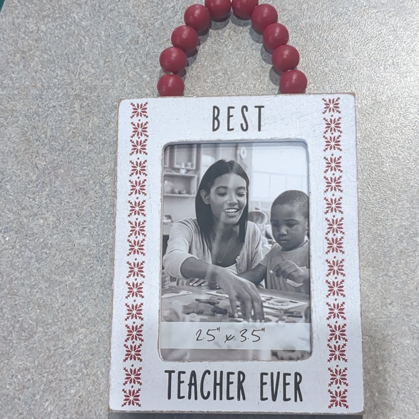 Best teacher ever photo frame