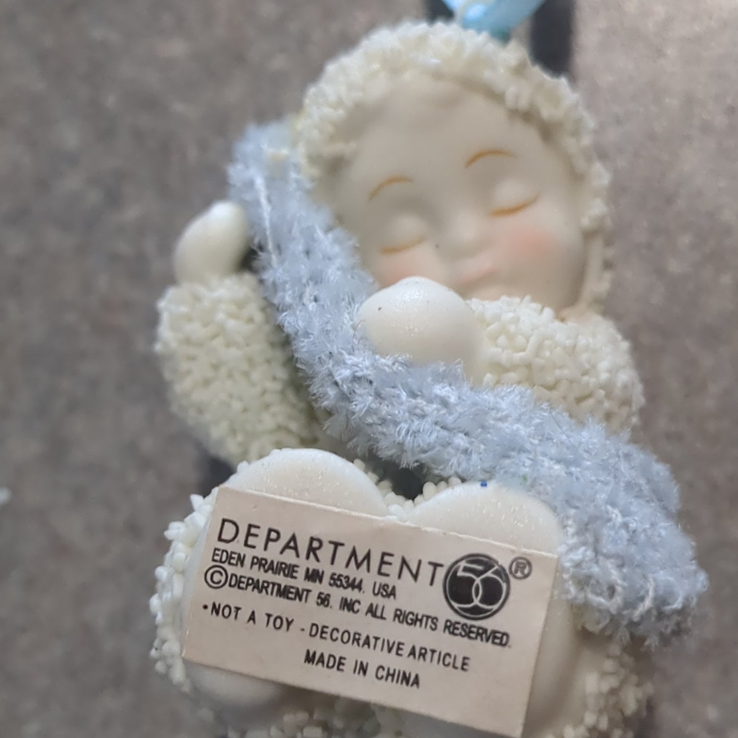 Department 56 snowbabies baby boy