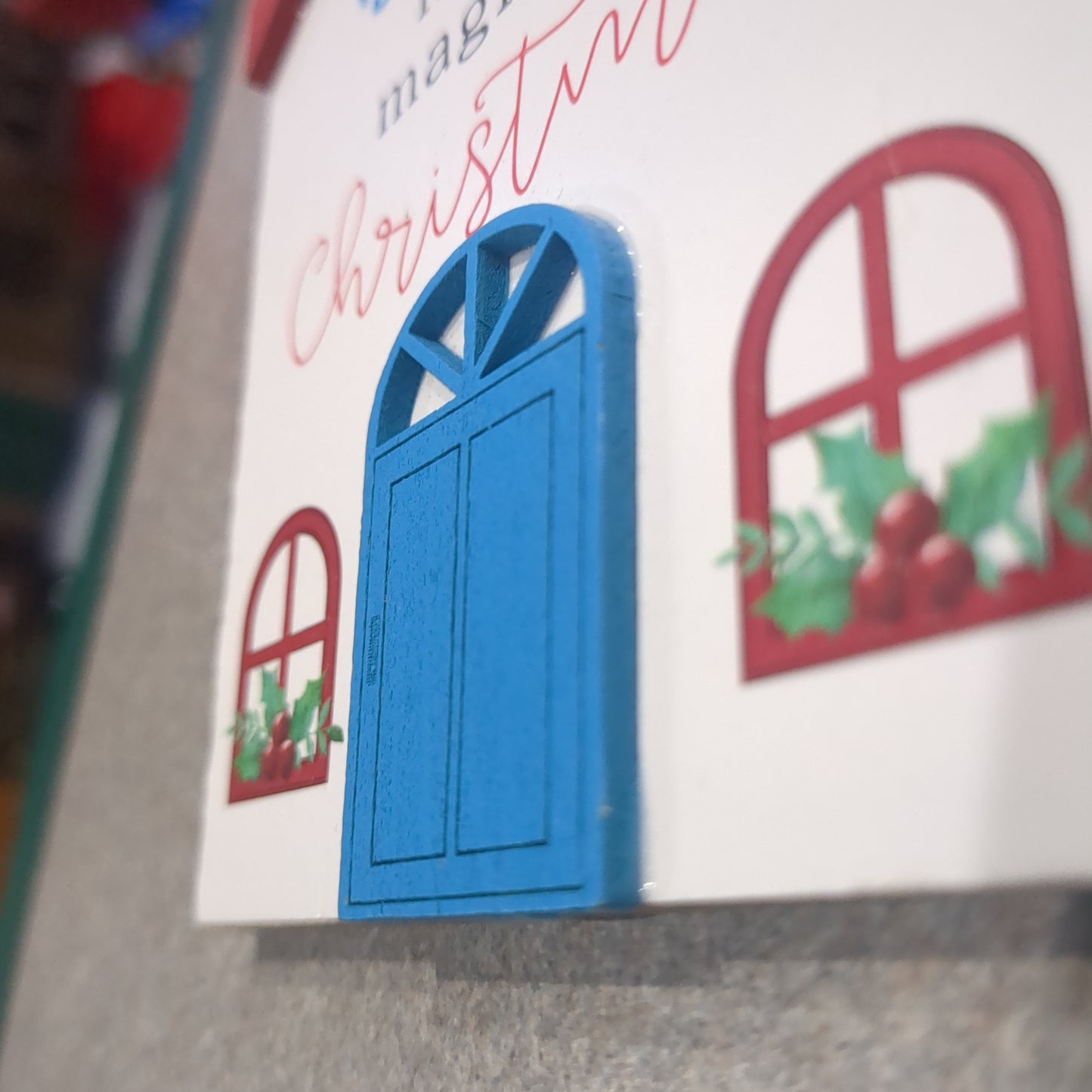 MDF house ornament believe in the magic of Christmas