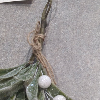 Glittered Mistletoe Ornament