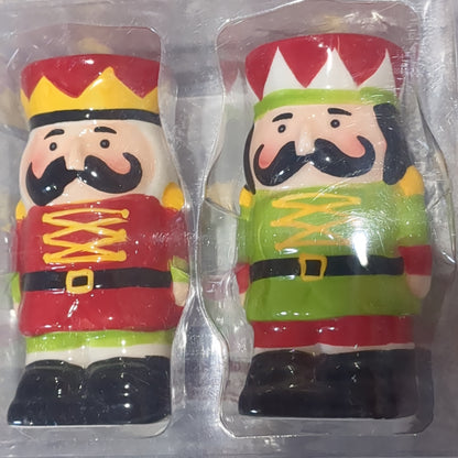 Nutcracker salt and pepper shaker set