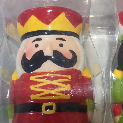 Nutcracker salt and pepper shaker set