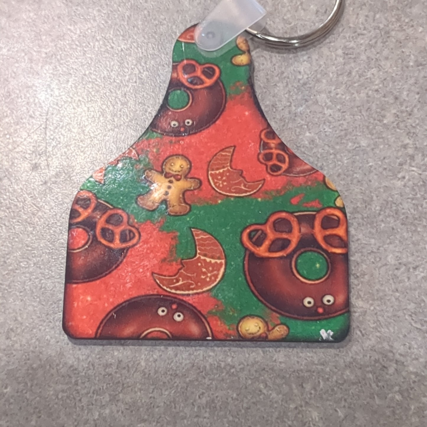 Keychain - ear tag treats