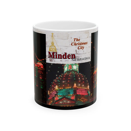 Minden, Nebraska Christmas City Ceramic Mug 11oz