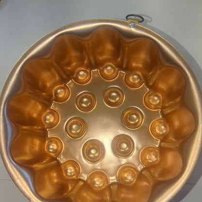 Vintage round fluted bubble cake pan kit