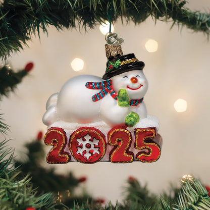 2025 Snowman Ornament  NOT AVAILABLE AT MINDEN LOCATION