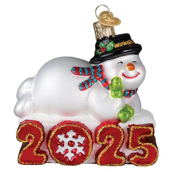 2025 Snowman Ornament  NOT AVAILABLE AT MINDEN LOCATION