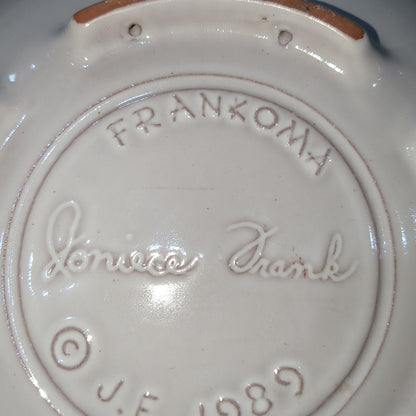 vintage frankoma plate 1989 the blessing of Christmas