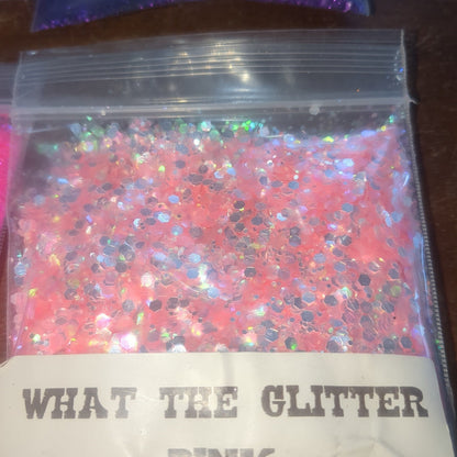 What the Glitter set of 8 Glitters