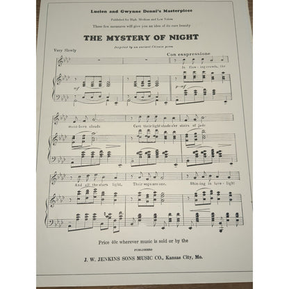 As Long As I Have You Vintage Sheet Music - 1926