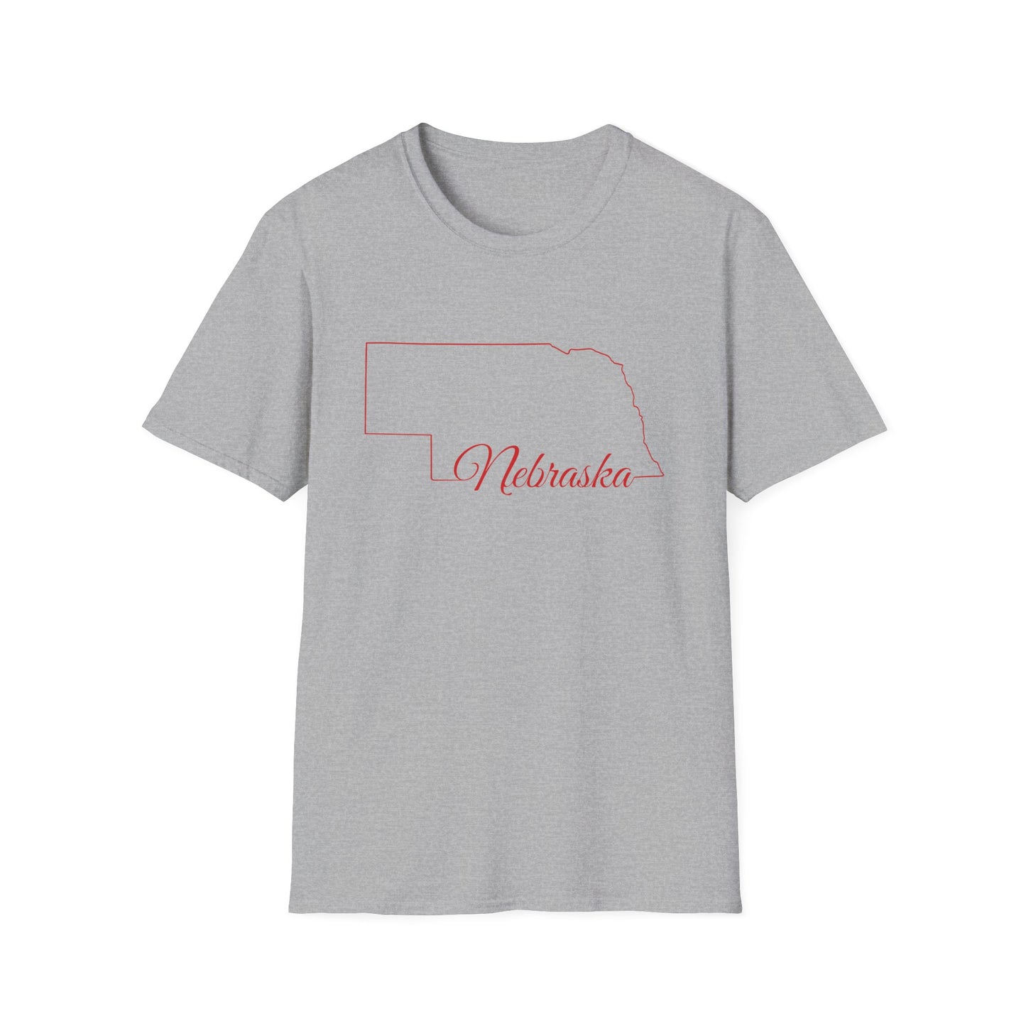 Nebraska Script Unisex Softstyle T-Shirt
