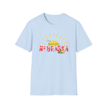 Nebraska The Good Life Unisex Softstyle T-Shirt