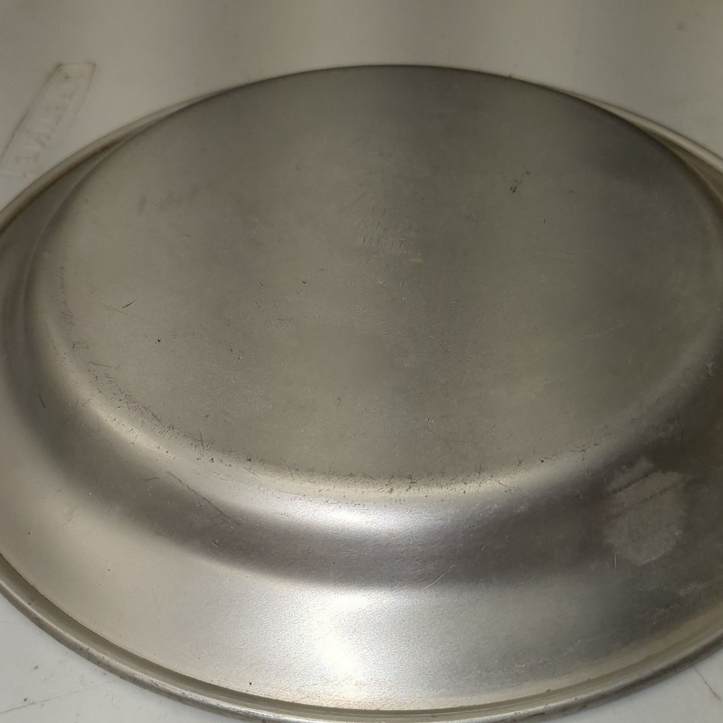 Vintage plate from officer's mess kit Alu121