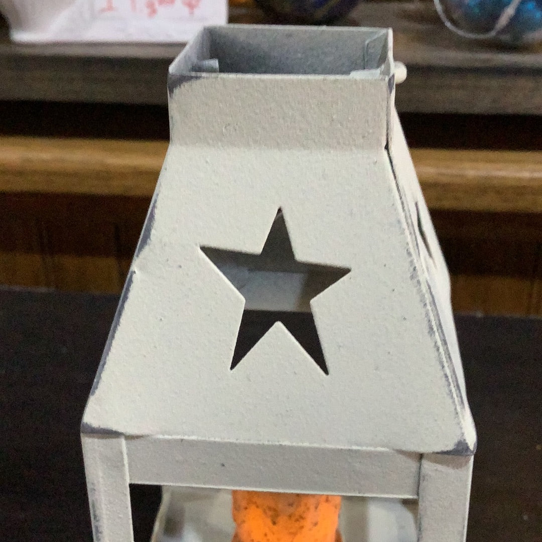 Farmhouse Colors Mini Star Lantern white