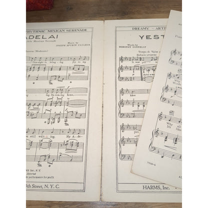 Vintage Sheet Music 1926 - FALLING in Love With You Davis/Meyer