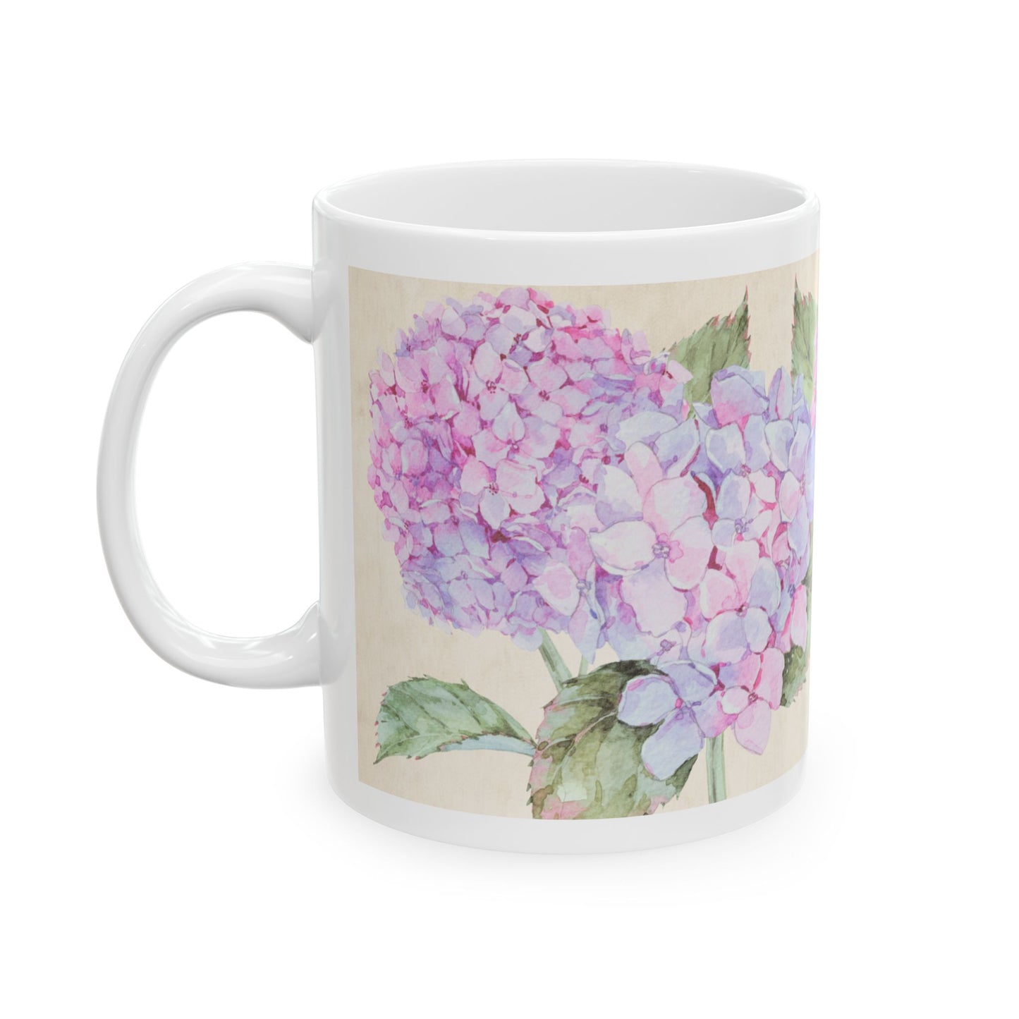 Hydrangea Ceramic Mug 11oz