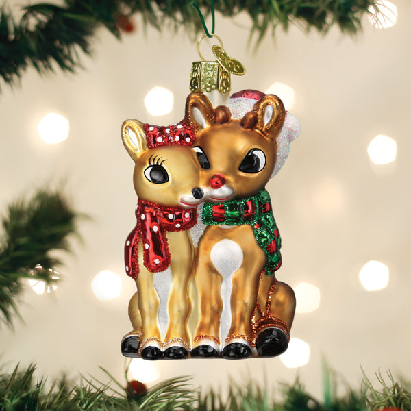 Rudolph® And Clarice™ Ornament  NOT AVAILABLE AT MINDEN LOCATION