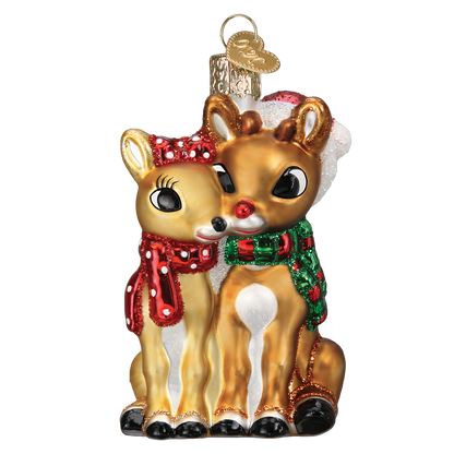 Rudolph® And Clarice™ Ornament  NOT AVAILABLE AT MINDEN LOCATION