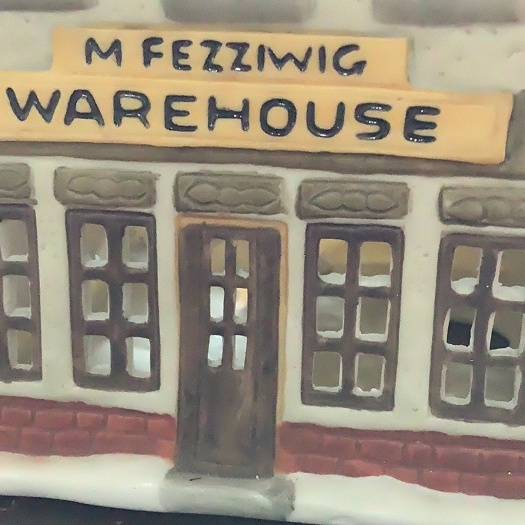 Fezziwig Warehouse dickens village series A Christmas Carol Dept 56