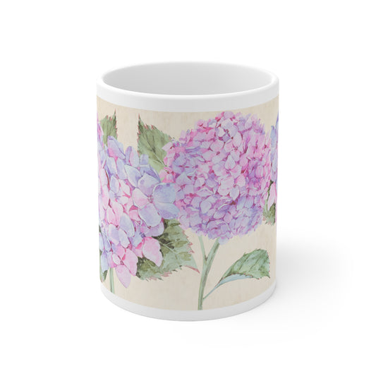Hydrangea Ceramic Mug 11oz