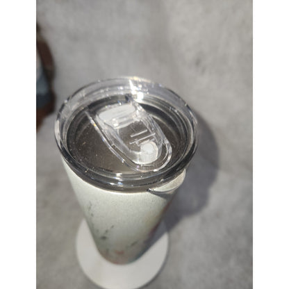 20 oz Stainless Steel Glitter Tumbler Be Your Own Kind of Beautiful