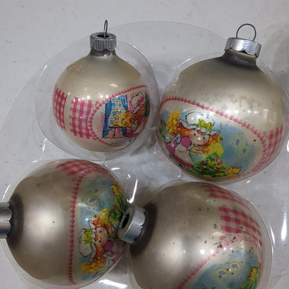 vintage copy poly pal glass Christmas ornaments
