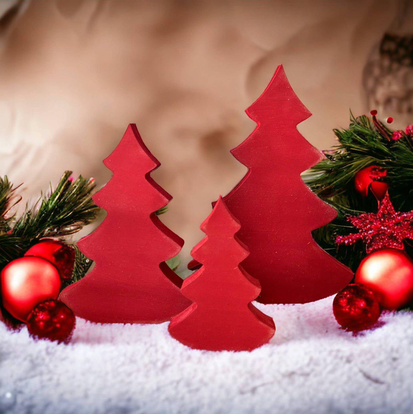 Primitive/Rustic Wood Christmas/Winter Tree -Bouncy: UNFINISHED / Tall