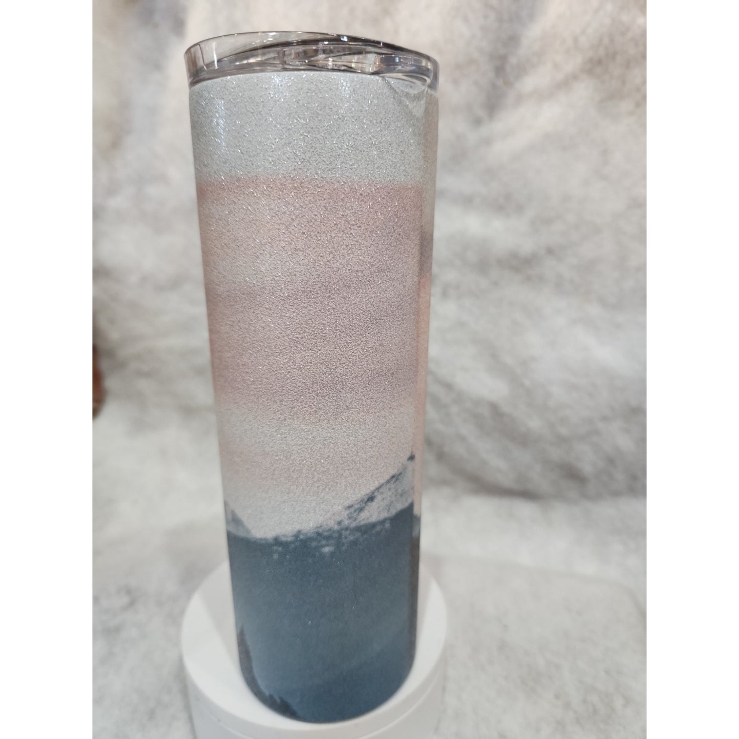 20 oz Stainless Steel Glitter Tumbler Life is Meant For Good Friends & Great Adventure
