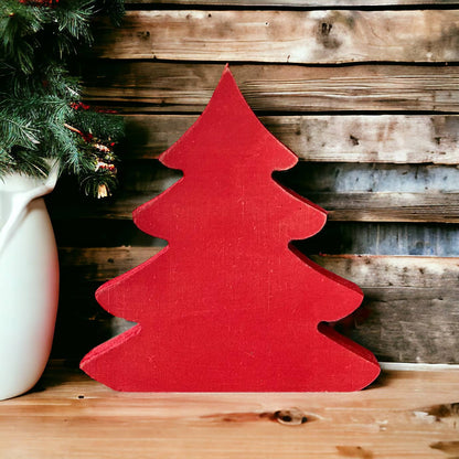 Primitive/Rustic Wood Christmas Tree - Original Style: UNFINISHED / Tall