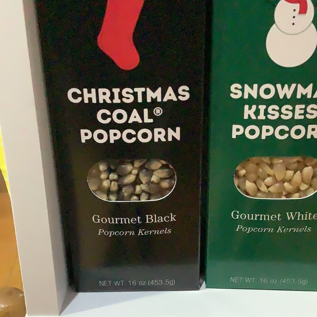 Christmas Popcorn Gift Set - Gourmet Deluxe Box