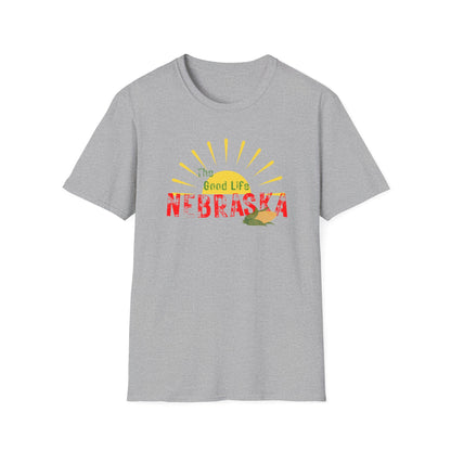 Nebraska The Good Life Unisex Softstyle T-Shirt