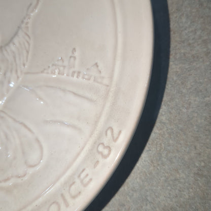 vintage Frankoma plate 1982 The wise men rejoice