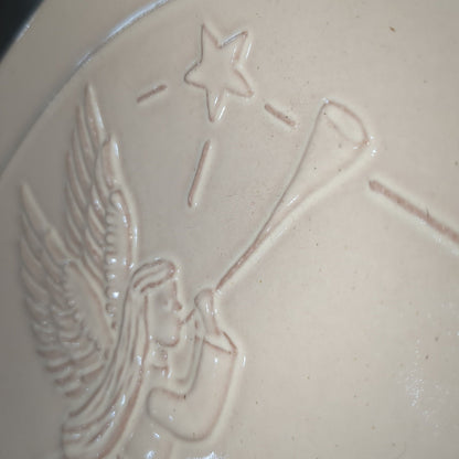 Frankoma plate 1990 the Angels proclaimed