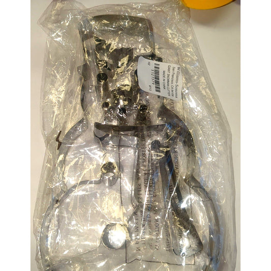 Vintage Williams-Sonoma Giant Snowman Cookie Cutter Large and Detailed WS10