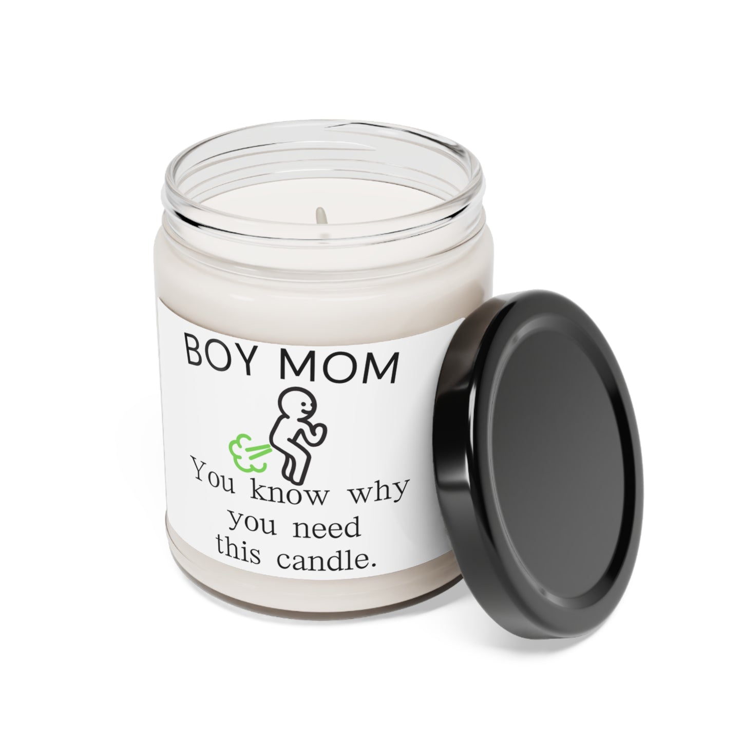 Scented Soy Candle, 9oz.  Boy mom, you know why you need this candle.