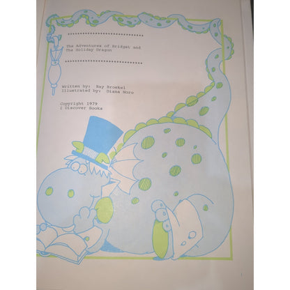 Vintage Book The Holiday Dragon Adventure Of Stephanie And The Holiday Dragon