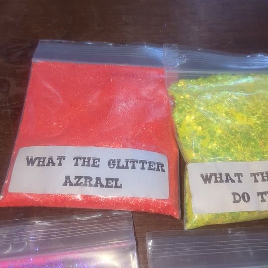 What the Glitter set of 8 Glitters