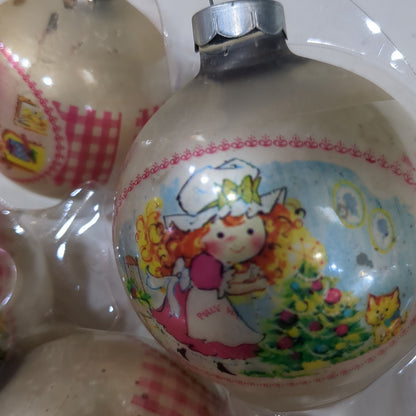 vintage copy poly pal glass Christmas ornaments