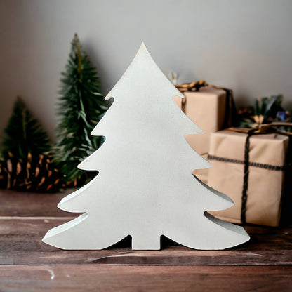 Primitive/Rustic Wood Christmas/Winter Tree - Fluffy: UNFINISHED / Small