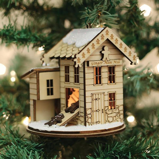 Ginger Man Grist Mill Ornament  NOT AVAILABLE AT MINDEN LOCATION