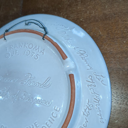 Frankoma 1975 bi-centennial plate