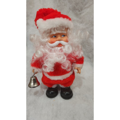 Parts Only Vintage Walking Santa Clause Musical Toy Vintage Christmas