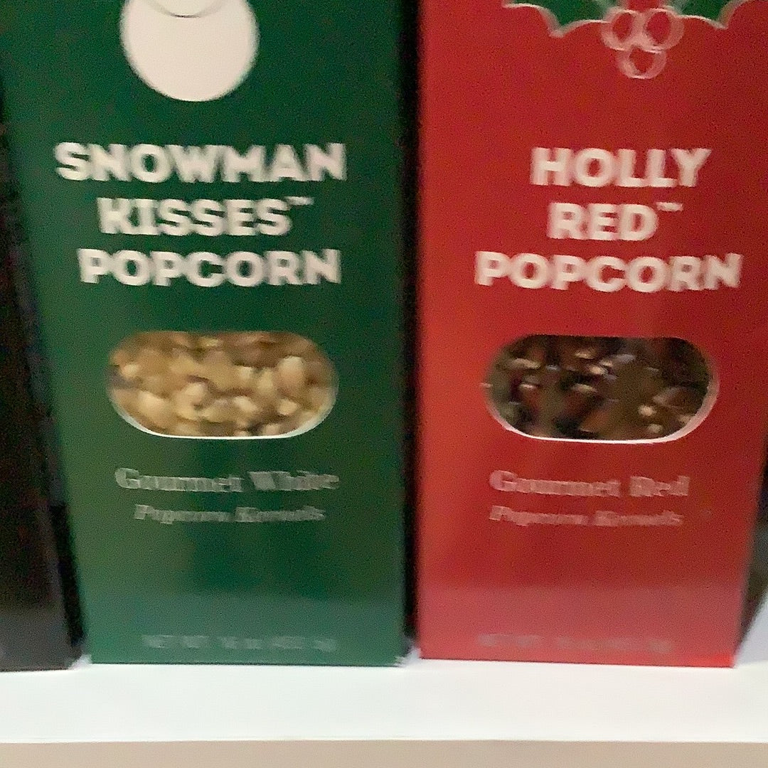 Christmas Popcorn Gift Set - Gourmet Deluxe Box