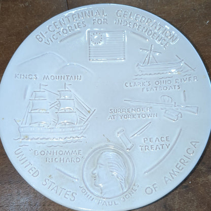 Frankoma 1975 bi-centennial plate