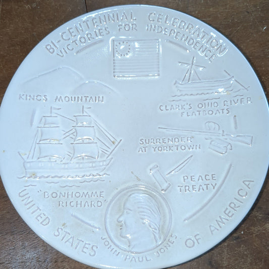 Frankoma 1975 bi-centennial plate
