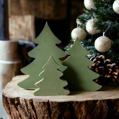 Primitive/Rustic Wood Christmas Tree - Original Style: UNFINISHED / Short